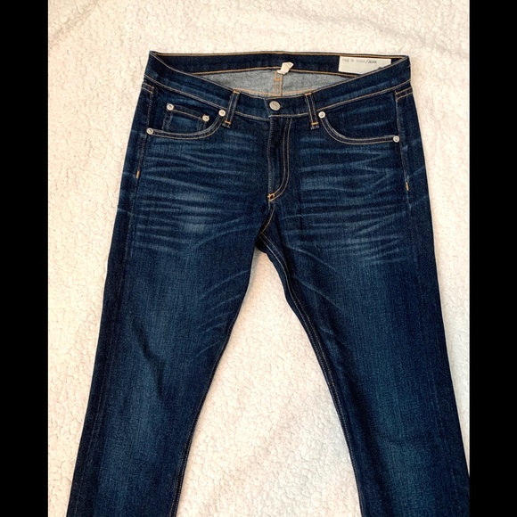 Rag and Bone Skinny Dorset Jeans Blue 28 - Picture 5 of 13
